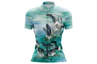 Kelp Gulls fishing in Australian Oceans - Cycle Jersey - Women