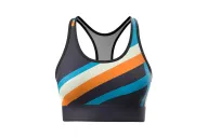 Women’s Running Crop Top – Flash Orange Racer Back