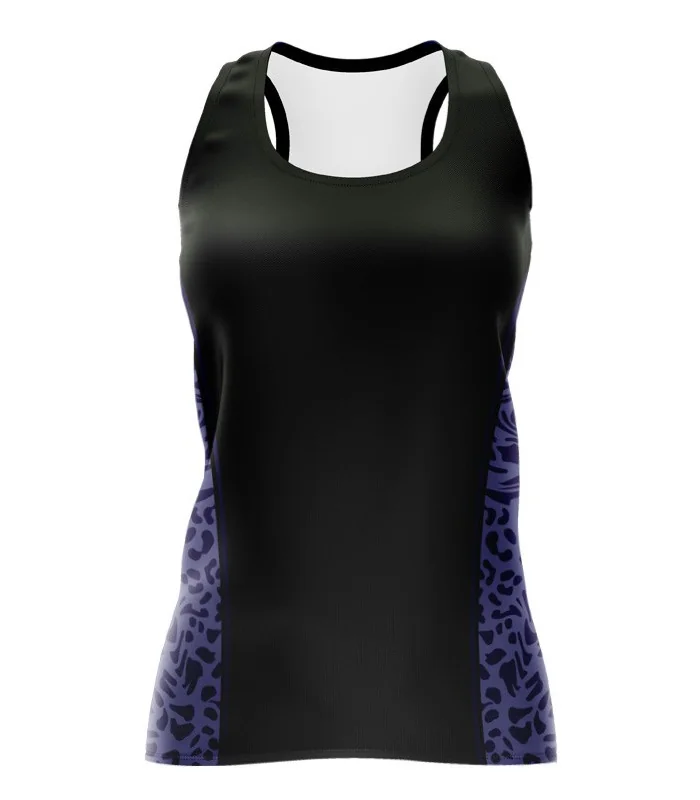 Leopard Active Singlet, Racer Back - Women - Clearance