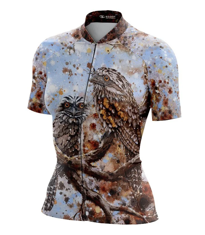 Choose Sleeve Performance Cycle Jersey - Tawny Frogmouth, Women