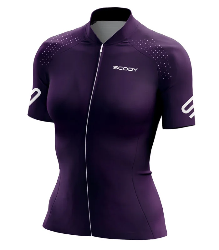 Optimise Cycle Jersey - Staple Purple Taupe, Women