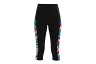 Fluoro Splash Women's 3/4 Active Tights - Fluorescent Design