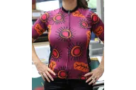 Gumbi Gumbi Womens cycling jersey by Danielle Leedie Gray made in Australia | Cycling Jersey front