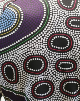Family Mens Cycling Jersey Australian Made Danielle Leedie Gray Detail| Cycling Gear