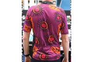Gumbi Gumbi mens Australian Made cycling jersey back view Danielle Leedie Gray | Cycling Gear