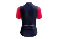 Lightweight A.I.R Optimise Cycle Jersey - Navy and Pink | Cycling Clothing