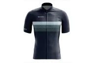 Navy Cycle Jersey with bands of Ocean Green across chest | Cycling Gear |cycle Jersey