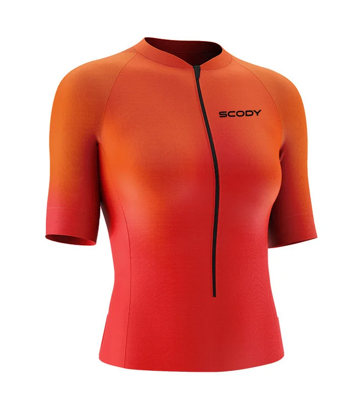 Perform UV Protect Sleeved Triathlon Jersey - Glow