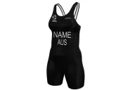 Pure Black World Triathlon Compliant Elite Open Back Triathlon Suit | Triathlon Gear