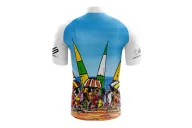 Cycle Jersey with design based on original art work entitled Beach Party by David Hart