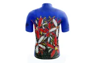 Cycle Jersey with design based on original art work Tangled Flowers by David Hart