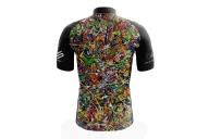 Cycle Jersey with design based on original art work 8 Black Dogs by David Hart