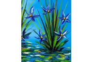 Close up Original Artwork 'Reflection' by David Hart