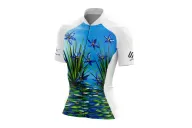 Cycle Jersey with design based on original art work Reflection  by David Hart | Cycling Gear