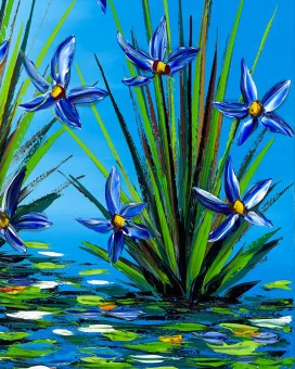 Close up of Original art work Reflection  by David Hart | Cycling Gear
