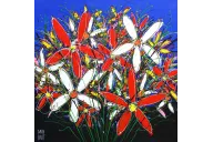 Original art work Tangled Flowers by David Hart | Cycling Gear