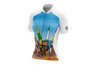 Cycle Jersey with design based on original art work Beach Party by David Hart | Cycling Gear