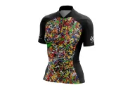 Cycle Jersey with design based on original art work 8 Black Dogs by David Hart | Cycling Gear