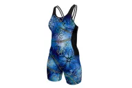 Women's Floral Cluster triathlon suit w open back for sale at Scody Australia. Flexible payment options| Triathlon Suits