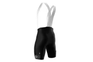 Optimise Cycle Bib Shorts, Pure Black - Men, Silicone Gripper, Low Profile Straps | Made in Australia