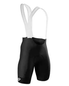 Men’s Black Cycle Bib Shorts – Askin Cuffs | SCODY