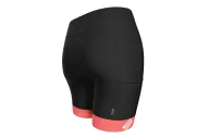 Black Women's Cycle Shorts with watermelon cuffs | Scody Made in Australia