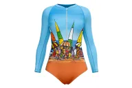David Hart Beach Party Sleeved Swimsuit, UPF50+ | Beach Wear