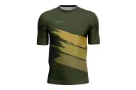 Olive/Green Shredded Mountain Bike Shirt with zip pocket - Men | Mountain Biking | Commuter