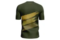 Olive/Green Shredded Mountain Bike Shirt with zip pocket - Men | Mountain Biking | Commuter