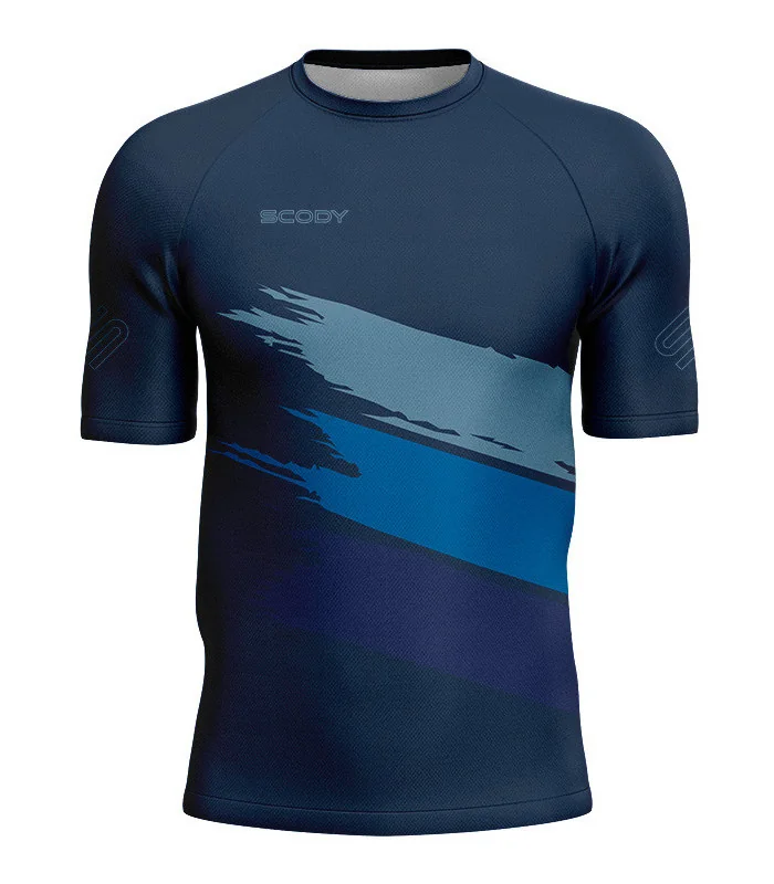 Shredded Mountain Bike Shirt, Zip Pocket - Men