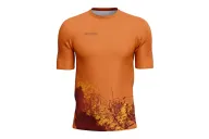 Orange Grassed Mountain Bike Shirt with zip pocket - Men | Mountain Biking | Commuter
