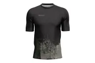 Black/Grey Grassed Mountain Bike Shirt with zip pocket - Men | Mountain Biking | Commuter