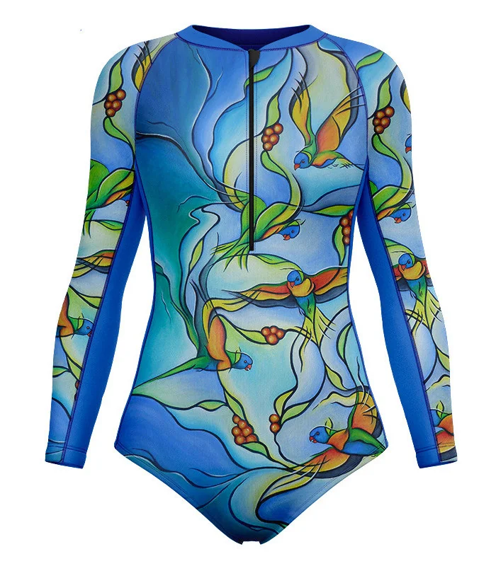 Sleeved Swimsuit, UPF50+ - Joy of Flight