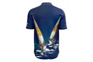Men’s Sailing Boat Short Sleeve Shirt – David Hart