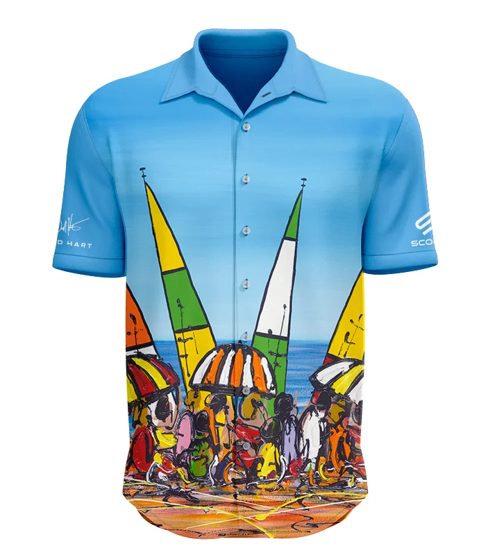 Short Sleeve Shirt - Beach Party, Men