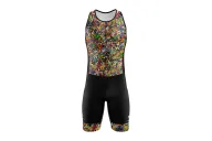 Men's 8 Black Dog sleeveless triathlon suit for sale at Scody Australia. Flexible payment options| Triathlon Suits