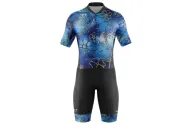 Men's Floral Cluster (Blue) optimised triathlon suit for sale at Scody Australia. Flexible payment options| Triathlon Suits