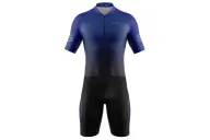Cobalt Blue Aerodynamic Men's triathlon suit w full zip for sale at Scody Australia. Flexible payment options|