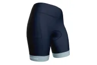 Navy Women's Cycle Shorts with Quilted cuff and pockets on legs | Scody Made in Australia
