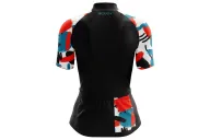 Cerulean Strokes Relaxed Cycle Jersey | Cycling Gear