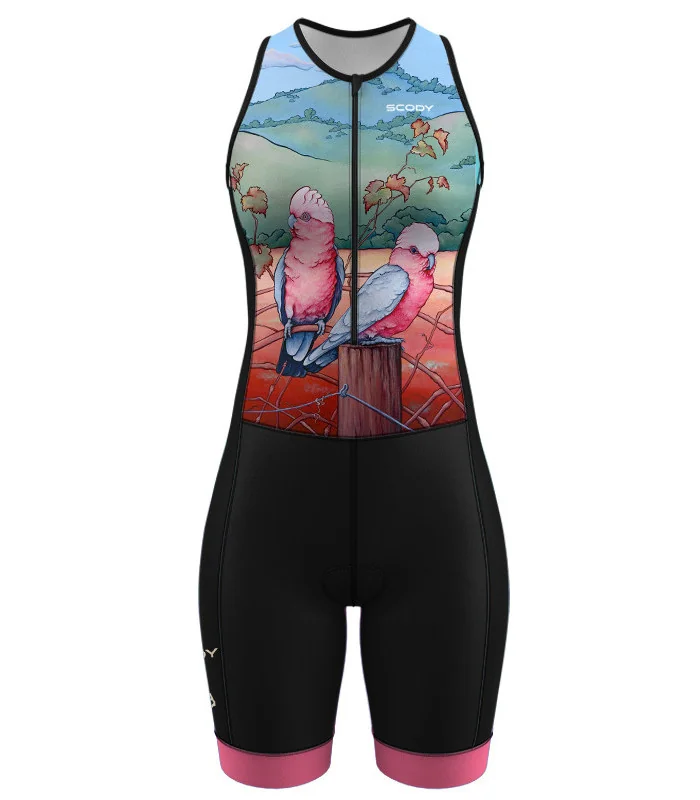 Perform Triathlon Suit, Front Zip - Galah