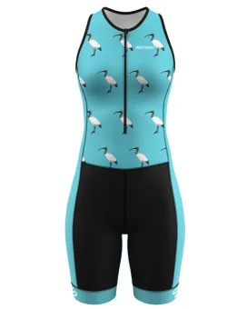 Performance Women's Triathlon Suit, Sleeveless, Front Zip - Ibis | Flexible payment options| Triathlon Suits