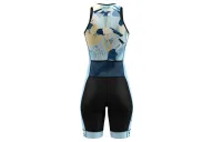 Women's sleeveless triathlon suit featuring Kristy-Ann Duffy's artwork | Flexible payment options| Triathlon Suits