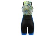 Women's sleeveless triathlon suit featuring Kristy-Ann Duffy's artwork | Flexible payment options| Triathlon Suits