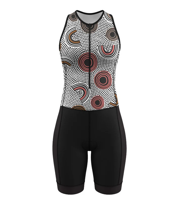 Perform Triathlon Suit, Front Zip - Custodians of the Land