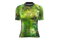 Optimise Cycle Jersey, Floral Cluster - Green | Cycling Gear