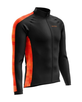 Winter Thermal Cycle Jacket - Square Up Black | Made in Australia