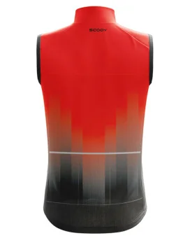 Windproof Cycle Gilet  - Lord Intense Red| Cycling Clothing | Made in Australia