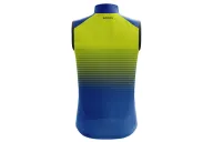 Lightweight Windproof Cycle Gilet - Cobalt Lime Stripe | Cycling Clothing | Made in Australia
