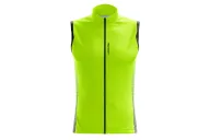 Lightweight Windproof Cycle Gilet – Men’s Lime Stripe